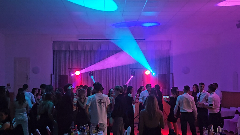 Szalagavató after hangosítás és fénytechnika - TG Audio