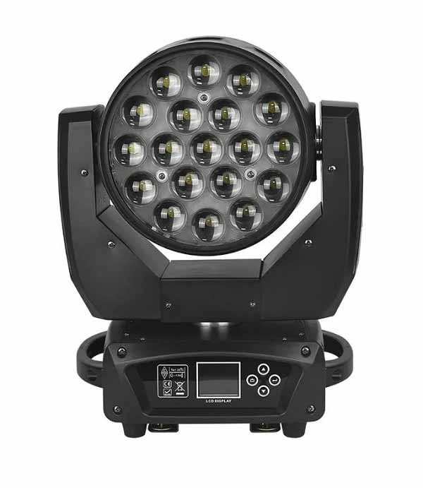 19x15W LED Wash, fénytechnika bérlés, házibuli, dj - TG Audio